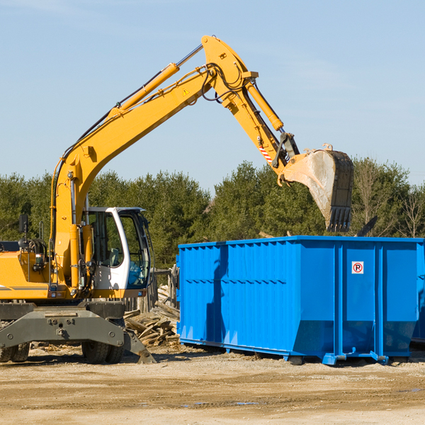 can i choose the location where the residential dumpster will be placed in Blencoe IA